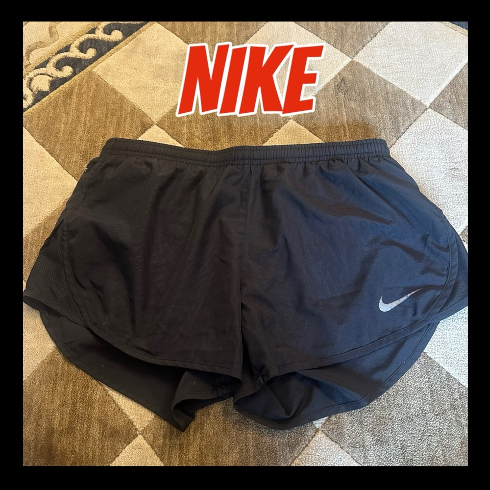 Nike dri-fit black running shorts EUC